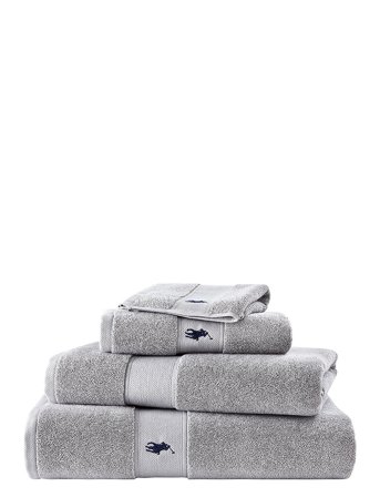 Ralph Lauren Home Poloplay Wash Towel - Grey - 33X33CM
