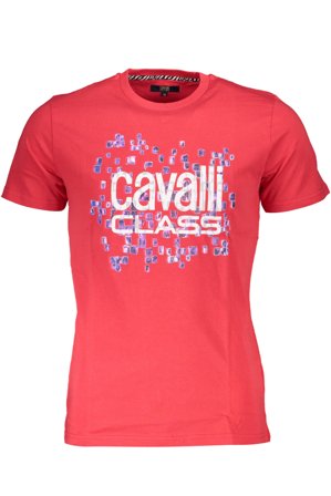 Cavalli Class T-shirt Maniche Corte Uomo Rosso