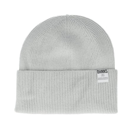 Djinns - Grau cuff Mütze - Basic Beanie Wool Grey Cuff @ Hatstore