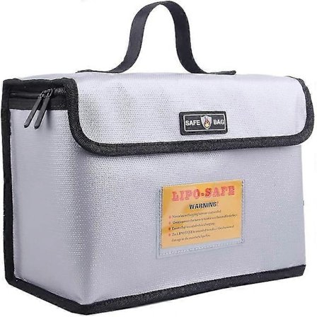 Brannsikker Litium-polymer Batteri Sikkerhetspose For Eksplosjonssikker Oppbevaring Og Lading, Stor Batterioppbevaringsbeskyttelse Med Doble 