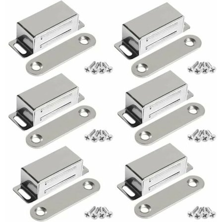 Møbeldørmagneter, 10 kg sterke magneter i rustfritt stål for dører