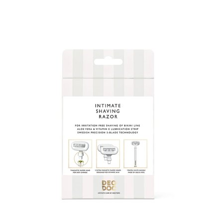 DeoDoc Intimate Shaving Razor White, Skincare, Hårfjerning, Skrabere & Blade