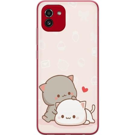 Samsung Galaxy A03 Gjennomsiktig deksel Kawaii