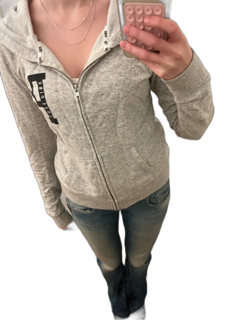 Grå hoodie från PINK Victoria's Secret