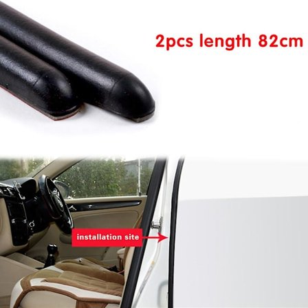 2 stk. Bil Dør Gummitætning Strimler Fyldstof Bil Dør Vejrstrimler Til B Søjle Beskyttelse Tætningsliste Tætningsliste Til Auto Dør Tætning|