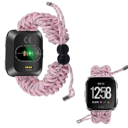 Fitbit Charge Versa braided watch band - Pink
