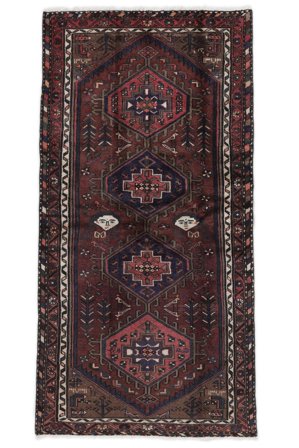 Medallion Small Hamadan Rug 105X208 Wool