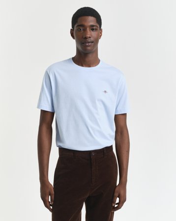 GANT Herren Regular Fit T-Shirt (L) Blau