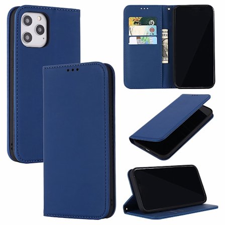 iPhone 12 Pro Max - Praktiskt Stilsäkert Plånboksfodral