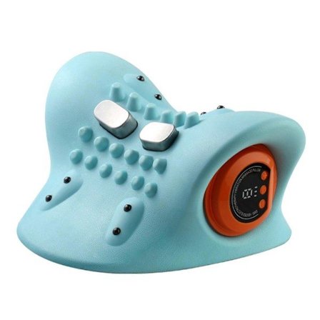 Nakke- og skulderstrekker Traksjonsanordning Pute Bærbar Smertelindring Cervical Pute for Smertelindring【CoPl】