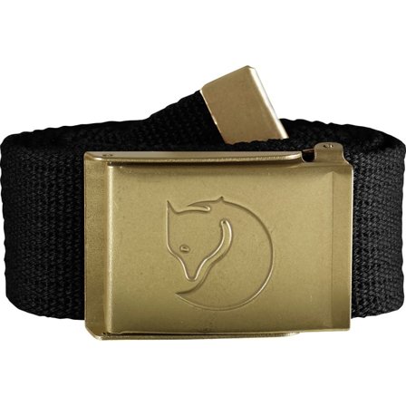 Fjällräven Canvas Brass Belt 4 cm belts Black OneSize