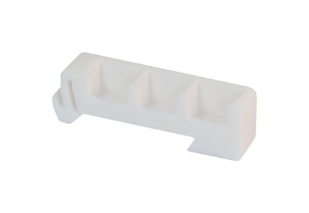 Shelly / WAGO-Halter einreihig, für 3 x WAGO 221-412