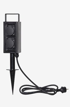 Jotex - PLUGGE rozgałęziacz 34cm Czarny - Kup Oświetlenie zewnętrzne firmy Jotex