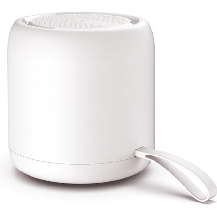 Högkvalitativ Bluetooth-högtalare, Portabel Bluetooth-högtalare, Utomhus vattentät trådlös anslutning TWS, Mini subwoofer, Vit