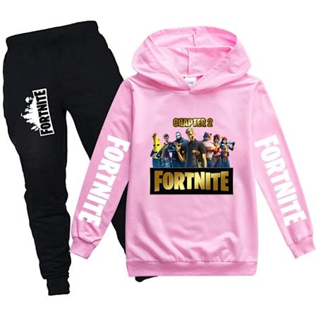 Ny hettegensersett Barnehettegenser og bukse Todelt bomullssett Barneklærsett 4-14 år Farge-Xin Color 10 Size 140