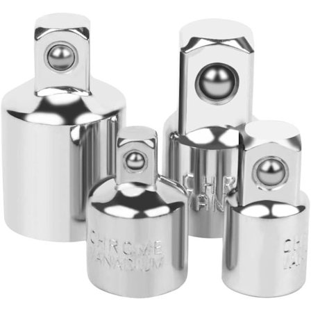 4 st Spärradapter Hylsadapter Spärr 1/2 till 3/8-3/8 till 1/2-1/4 till 3/8-3/8 till 1/4 Hylsreducerare för Hylsor och Bits