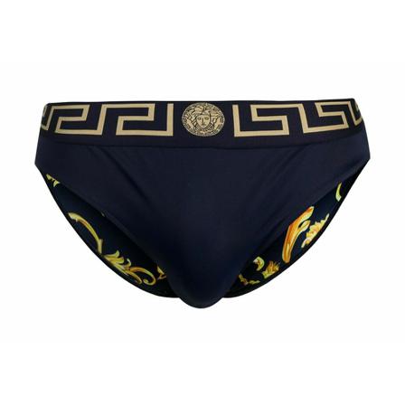 Versace Beachwear Blå, Herre Badeshorts, Størrelse: 2XL