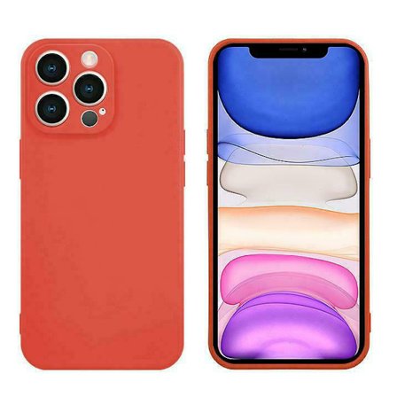 röd gummifodra för iphone 13 mini