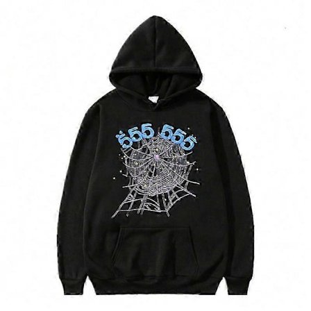 Hettegenser med edderkoppnettgrafikk, bomullsgenser for menn og kvinner