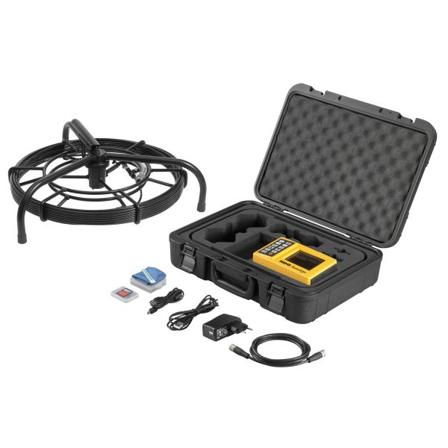 REMS CamSys Set S-Color Putkentarkastuskamera Ø5,4 mm, 30 m:n kaapeli, putkille Ø50–150 mm, Mittatyökalut