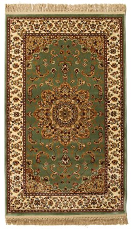 Nahal 100X160 Klein Groen Medaille Vloerkleed