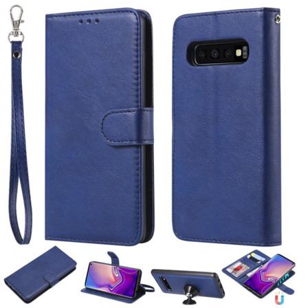 Samsung Galaxy S10 - Plånboksfodral/magnet Skal - Lila Purple Lila