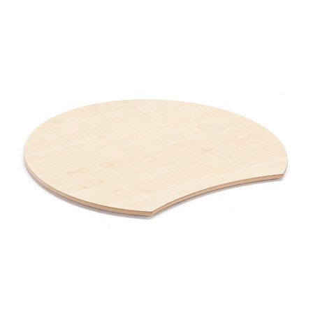 Tischplatte für Rednerpult, 700x630 mm, Birke