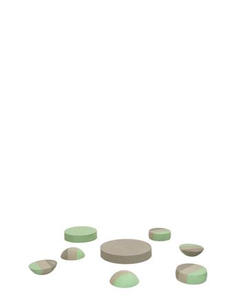 Mixed Stepst S Toys Motor Skills Toys Grön BObles