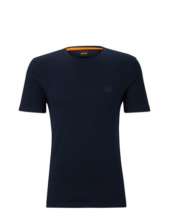 Tales T-shirts Short-sleeved Marineblå BOSS*Betinget Tilbud