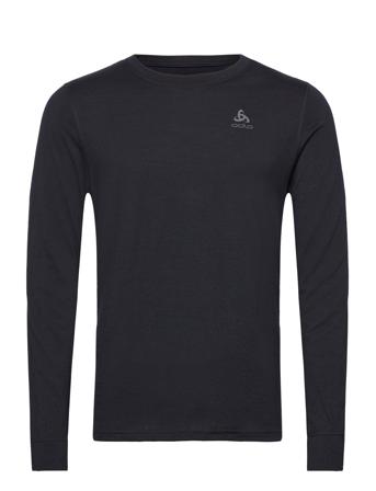 Odlo Bl Top Crew Neck L/S Merino 200 Black Odlo