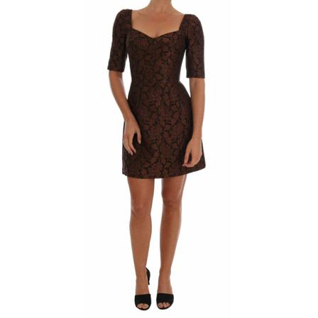 Dolce & Gabbana Short Kjole Brun, Dame
