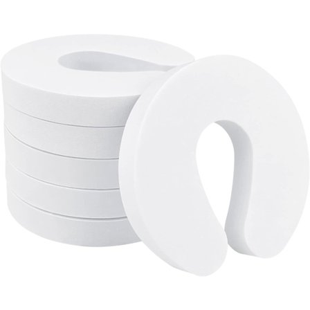 6 stk. Baby Dørstopper, Anti-Finger Klemme Kile til Sikkerhed Vindue