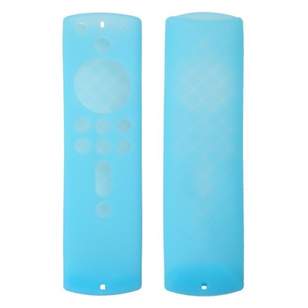 Skridsikker silikonebeskyttelse til skalcover fjernbetjening til etui beskytter til Fire TV Stick 4K fjernbetjening