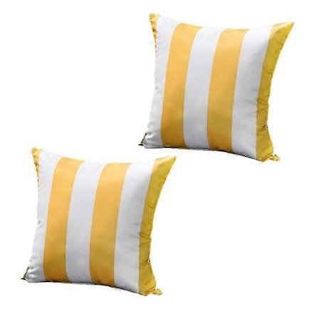 2 stk. utendørs vanntett putetrekk slitesterkt vaskbart falmingsfritt hurtigtørkende stoff pustende putetrekk