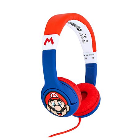Headphone Wired On-Ear 85dB Mario