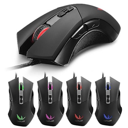 Delux M555 Gaming Mus USB-tilkoblet Ergonomisk Design