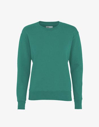 Women Classic Organic Crew - Pine Green - M