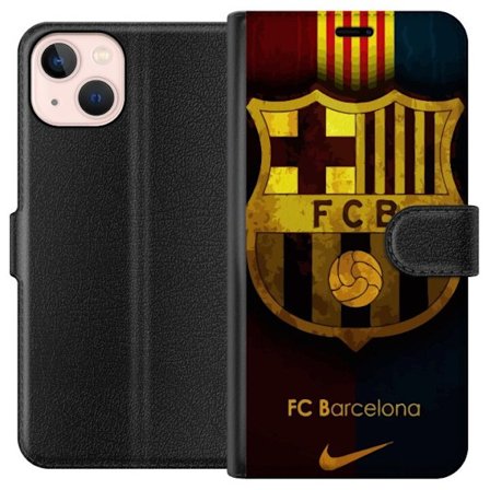 Kompatibel Tegnebogsetui til Apple iPhone 13 mini FC Barcelona