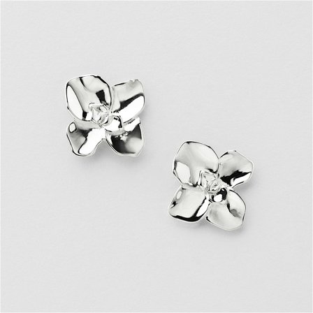 Orchid Flower Ohrringe - STERLINGSILBER