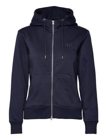 GANT | Reg Tonal Shield Zip Hoodie | S