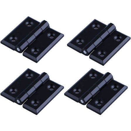 Folding Hinges - 4 stk. Hardware Dørhængsler til Husholdning Skab Dør, Zi