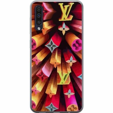 Samsung Galaxy A50 Genomskinligt Skal Lv Christmas