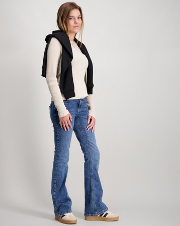 LMTD NLFBLIBLING DNM S LW FLARED PANT Blau Jeans Mädchen - Kids Brand Store