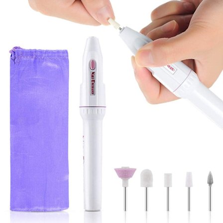 Elektrisk Manikyrset Portable 5 I 1 Nagelfil Grindslip