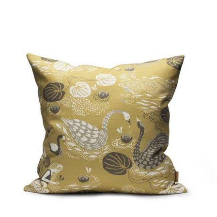 Littlephant Cushion Cover Noble Nymphs - Mustard Yellow 50x50cm Kuddar Unisex Gul 50x50 cm