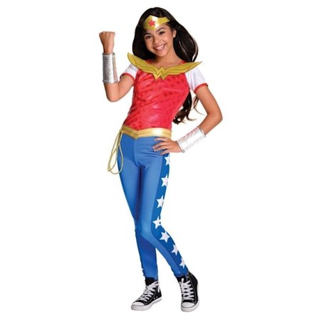 Wonder Woman Girls Deluxe Costume L Multicoloured