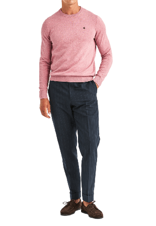 Morris Riley Oneck Tröjor Herr Rosa XXL