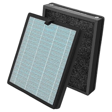 2-pakning H13 True Hepa & Høyeffektivt Aktivt Kull Erstatningsfilter for MJ005H Luftrenser