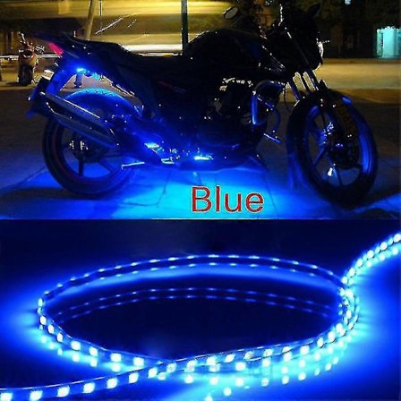 6st Flexibla Vattentäta 15 LED Strip Underredesbelysning Bil Motorlampa Tejp 12v Hfmqv