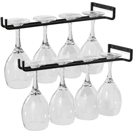 Vinglashållare, 2 st Stamglas Hållare med Skruvar, Hängande